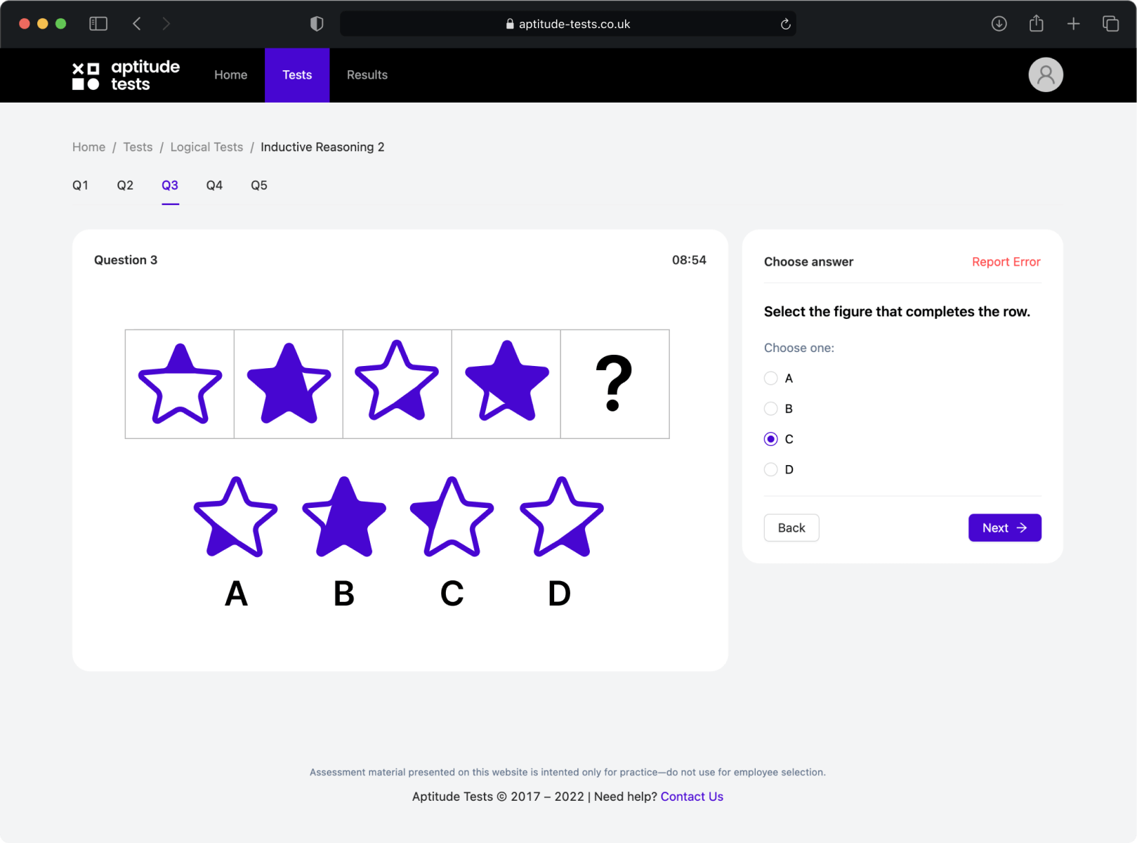 Barclays Inductive Reasoning Tests — Aptitude Tests